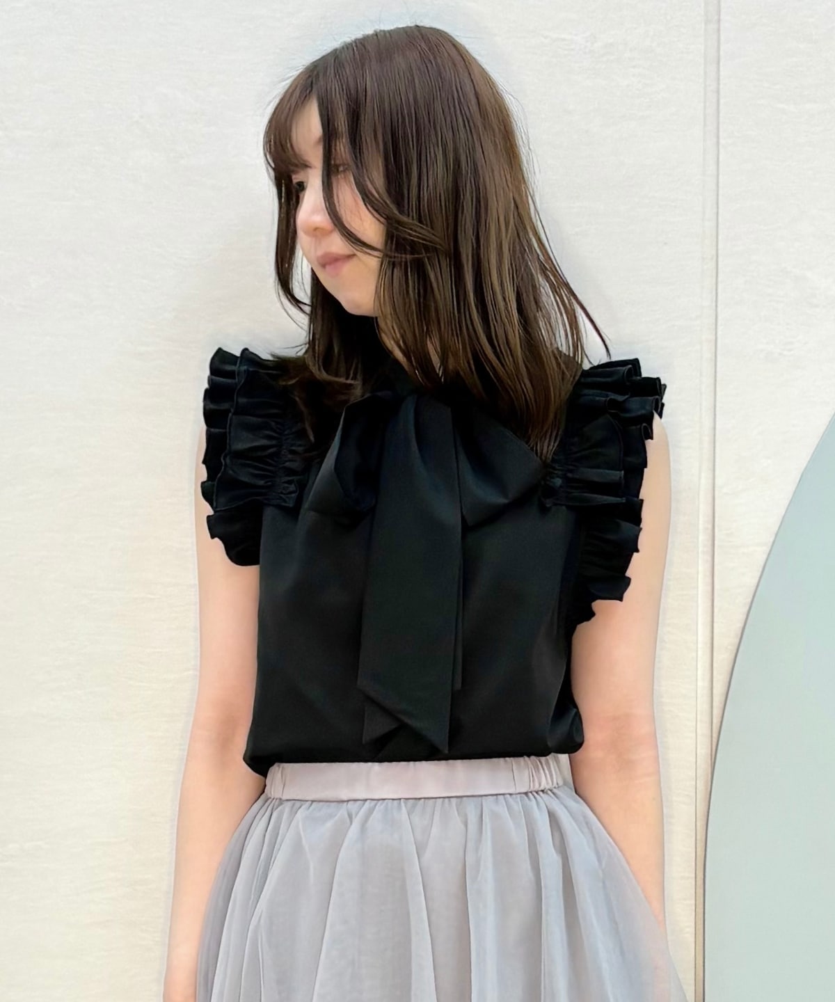 【4/10(Fri)予約開始】2wayリボンブラウス