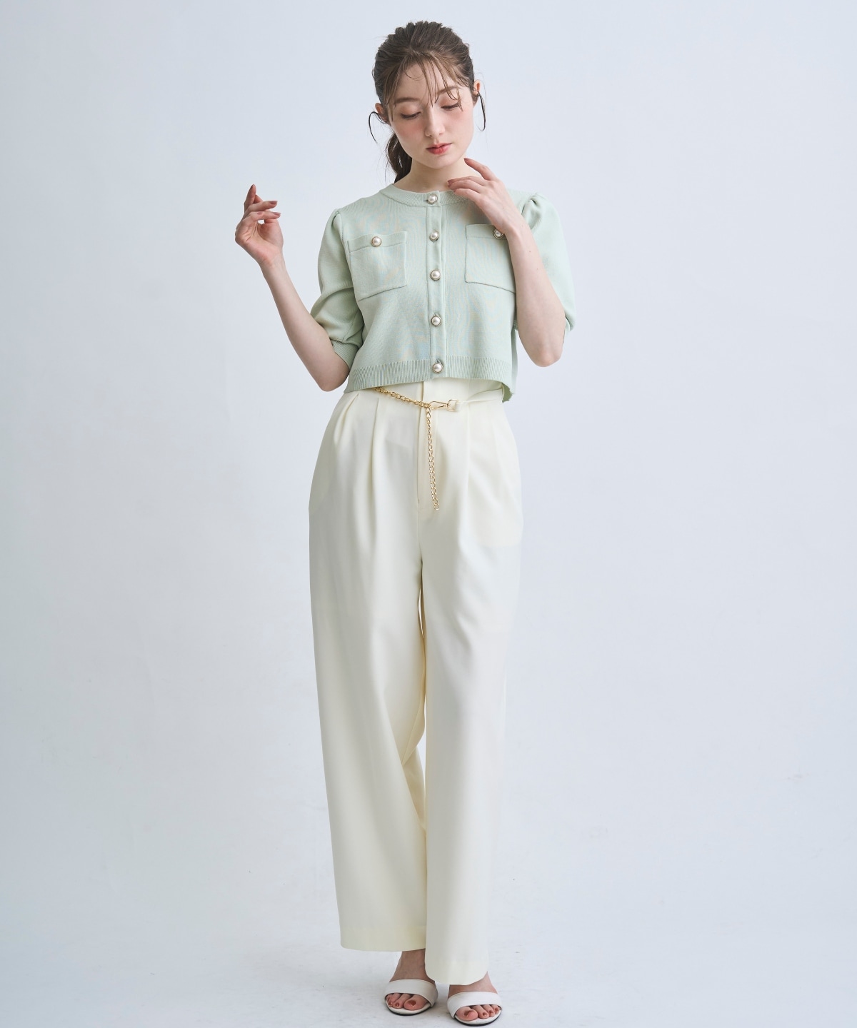 【5/1(Fri)発売】ハイウエストワイドパンツ