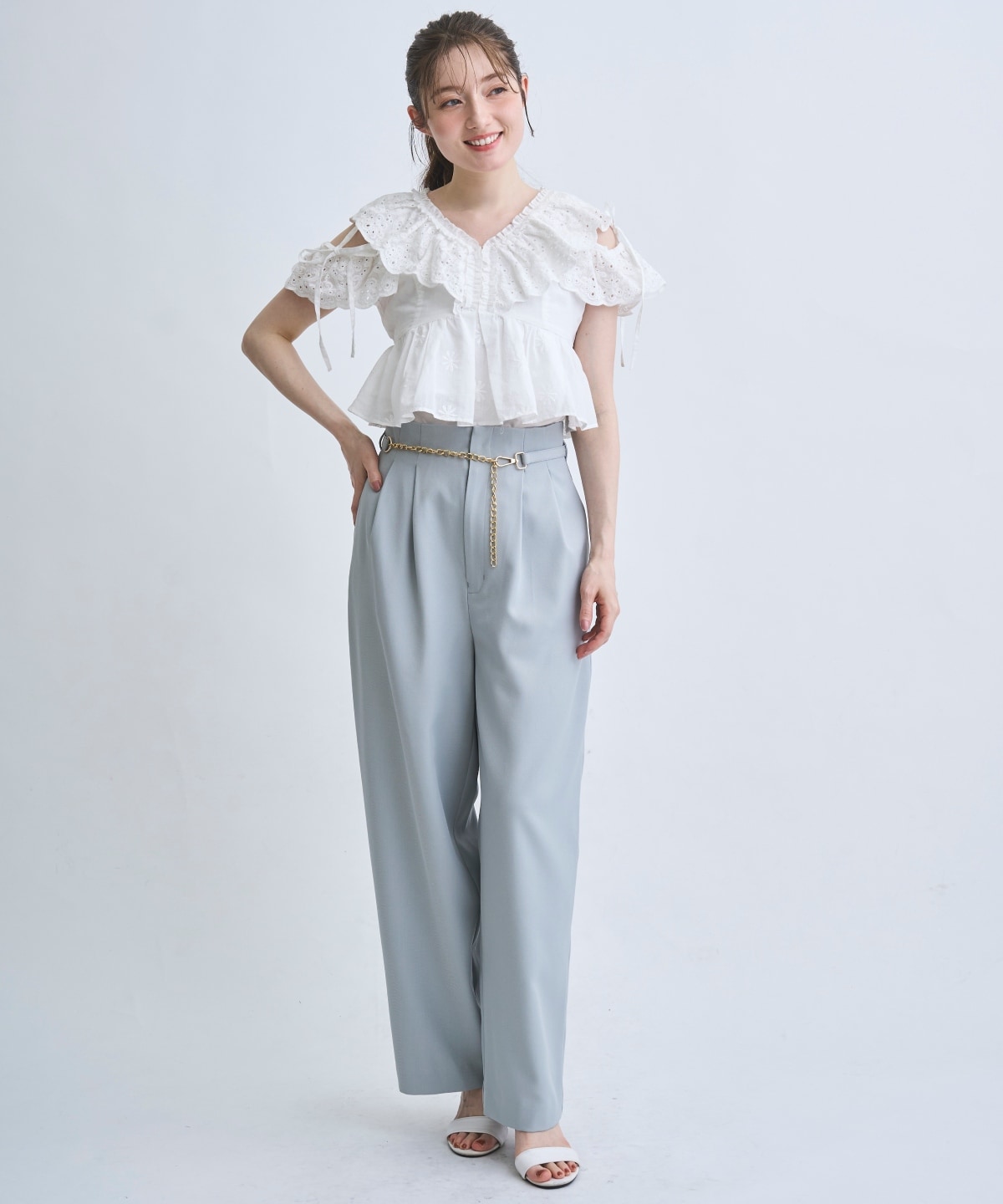 【5/1(Fri)発売】ハイウエストワイドパンツ