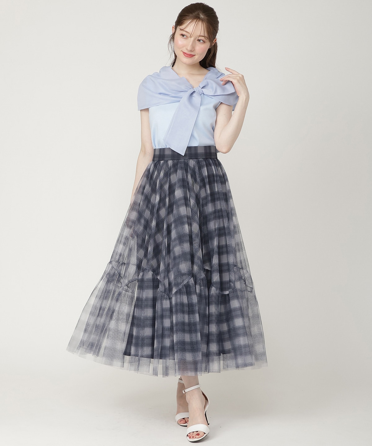 【6/11発売】チェックチュールスカート
