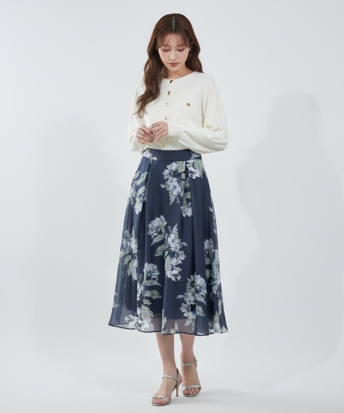 【2/27(Fri)発売】BIGフラワープリントスカート