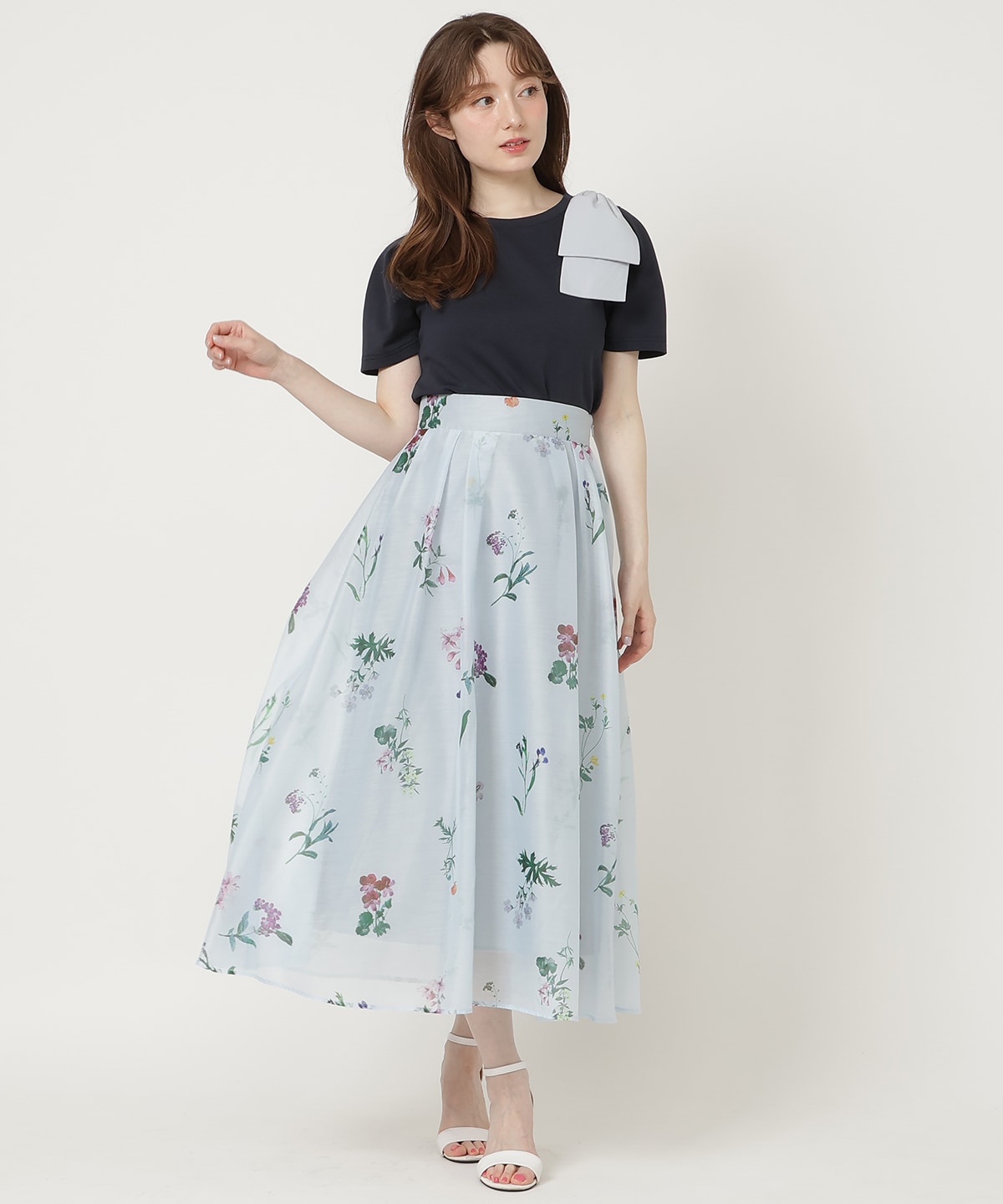 【5/8(Fri)予約開始】ボタニカルフレアスカート