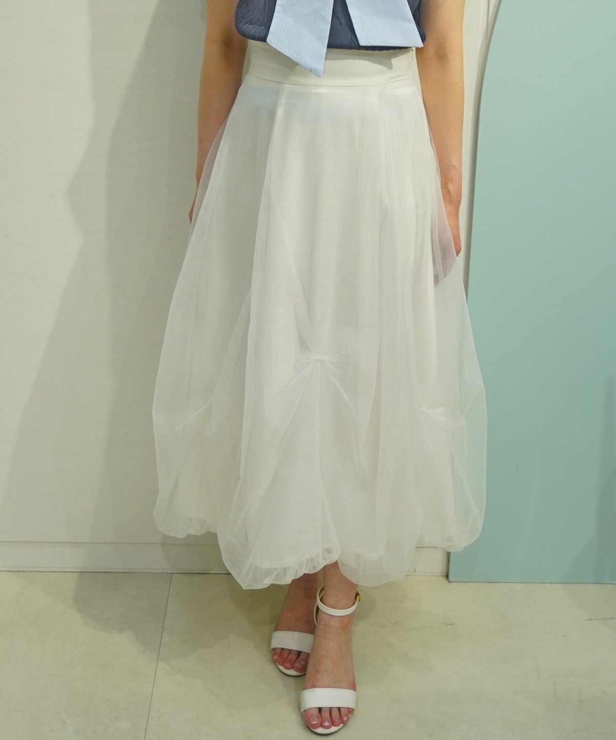 【4/17(Fri)予約開始】リボンタックバルーンチュールスカート