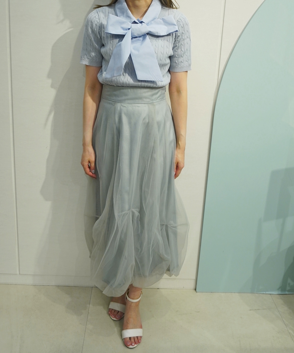 【4/17(Fri)予約開始】リボンタックバルーンチュールスカート