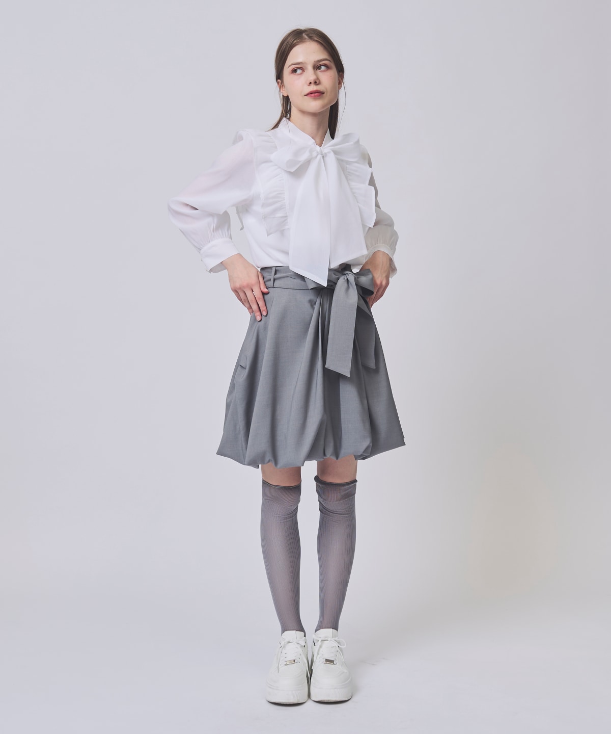 【2/20(Fri)発売】タックバルーンミニスカート