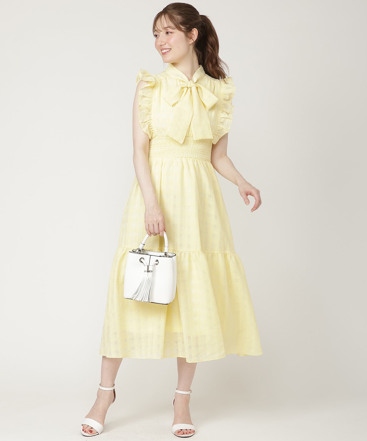 【5/29発売】フリルボウタイワンピース
