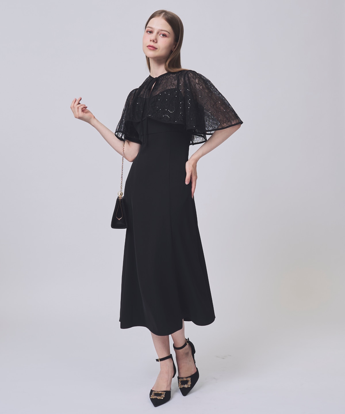 【1/10(Sat)発売】レースボレロセットアップドレス