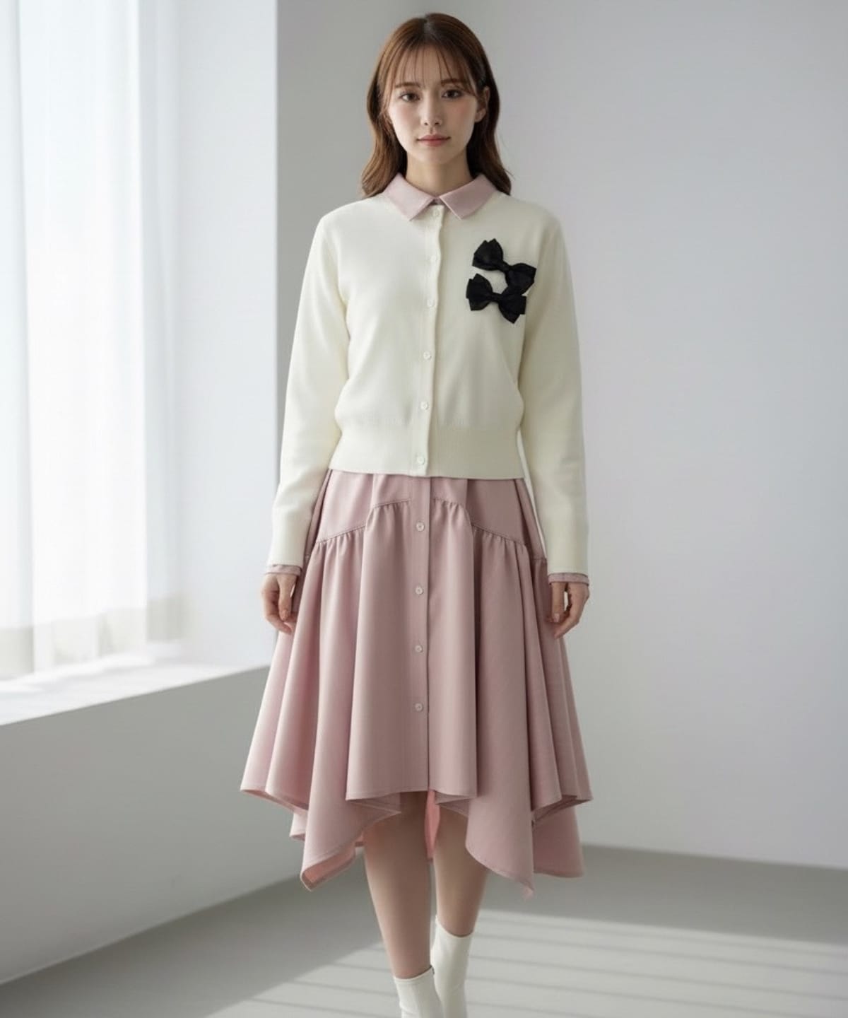 【2/20(Fri)発売】イレヘムフリルシャツワンピース