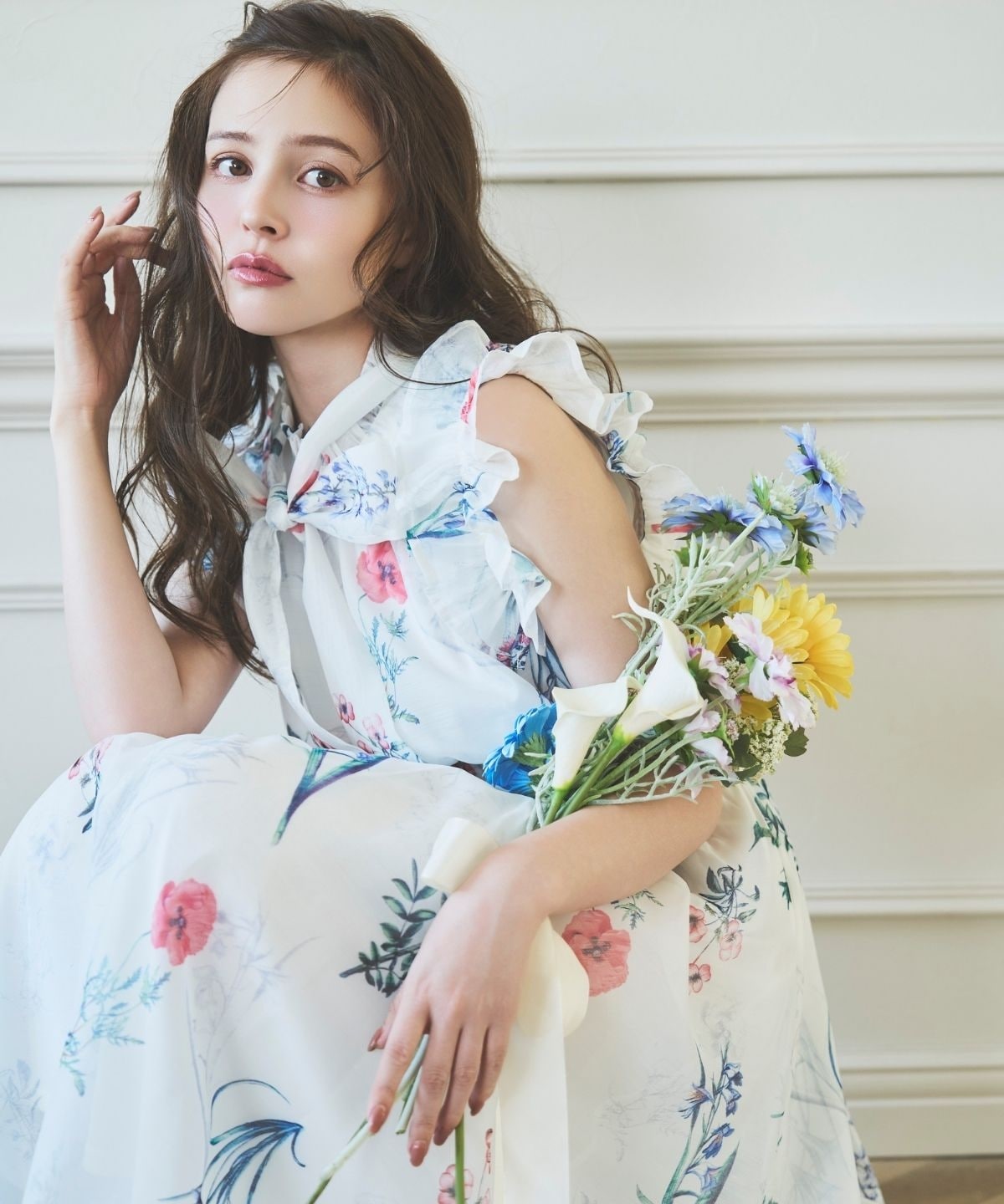 【3/13(Fri)予約開始】シアーボタニカルフラワーワンピース