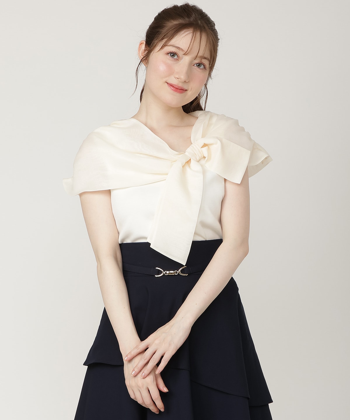 【6/11発売】サイドリボンプルオーバー