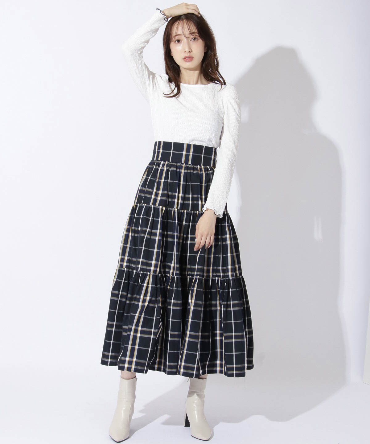 メローフリルプルオーバー M ホワイト Willselection 公式オンラインショップ バーンデストローズ