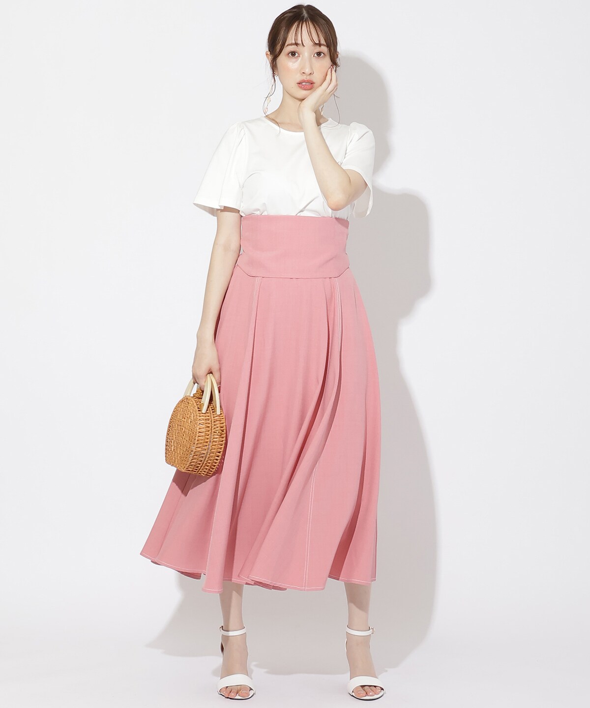 マルチウェイスカート(M ピンク): WILLSELECTION｜公式オンライン  