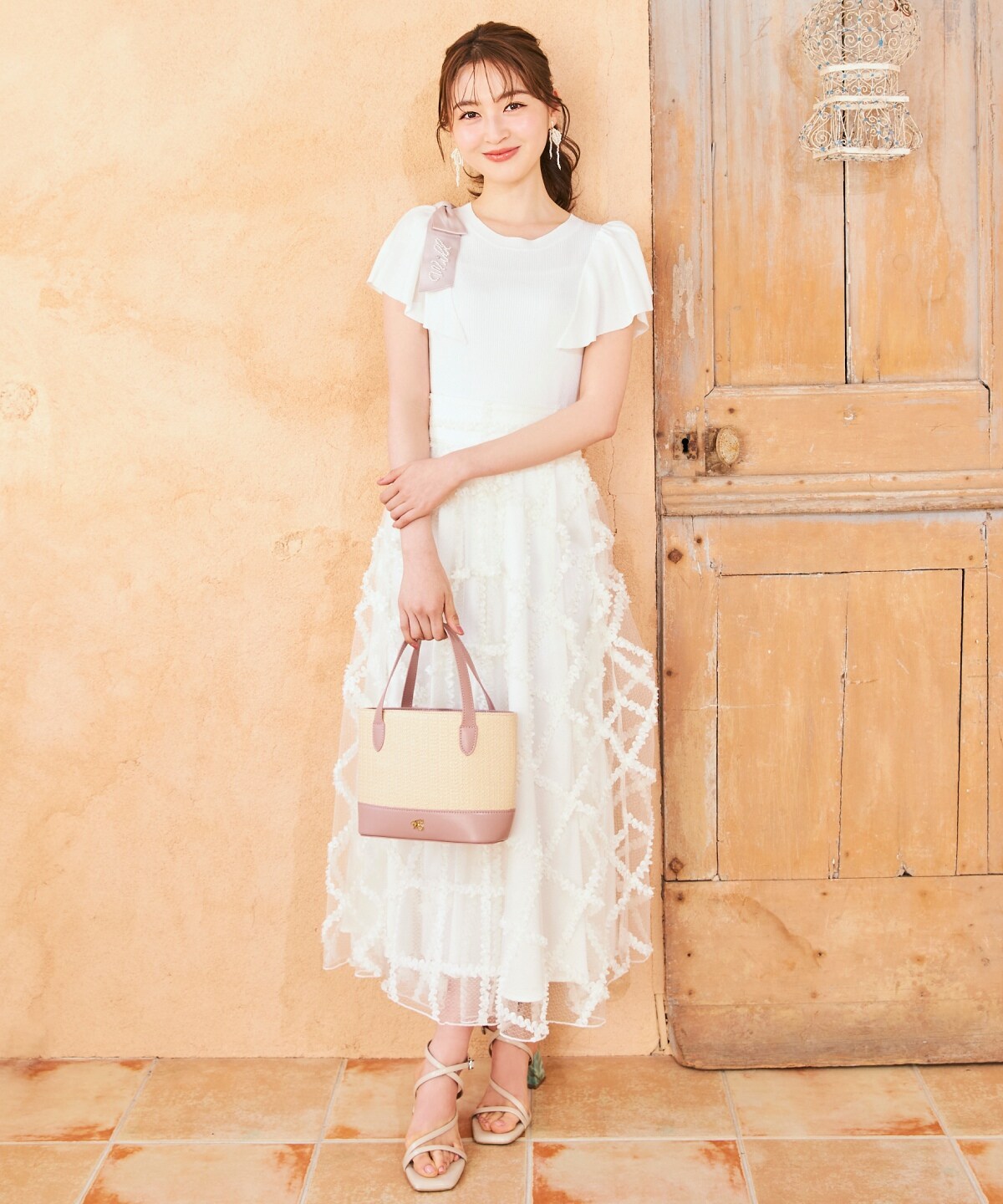 【WILLSELECTION】フラワーチュールスカート