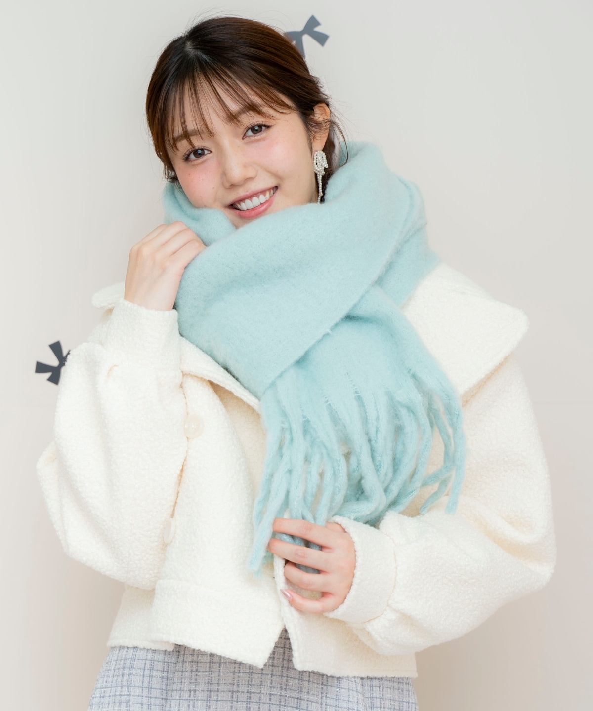 もこもこストール