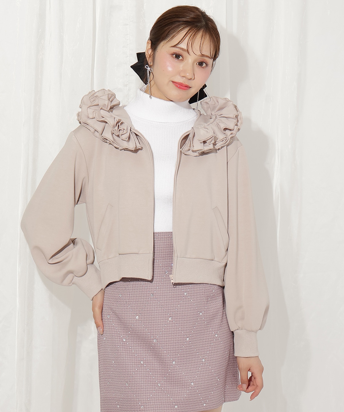 【新品未使用♪】ウィルセレクション♡ミニ裏毛フーディ WS_240830_1.jpg