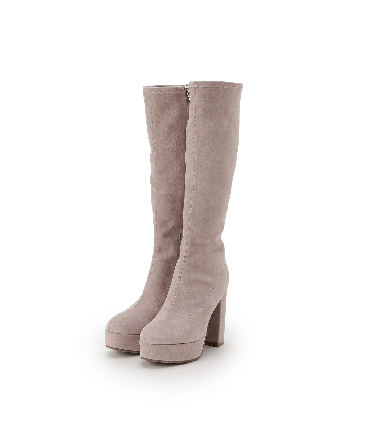 厚底ロングブーツ