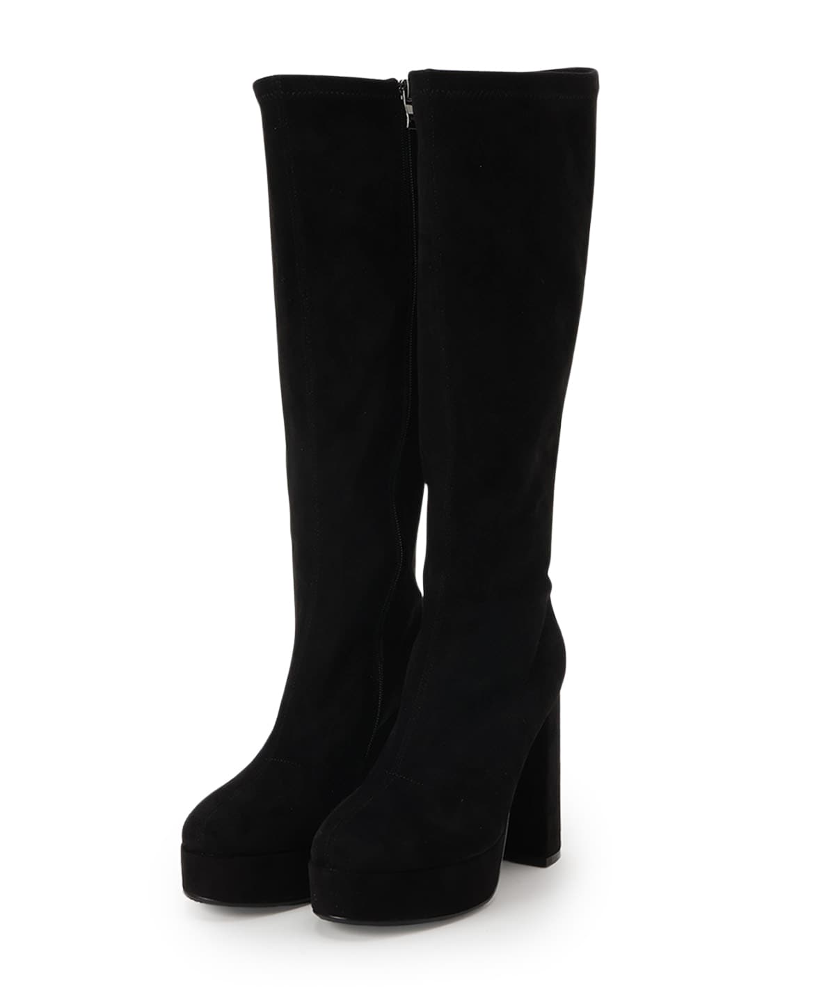 厚底ロングブーツ