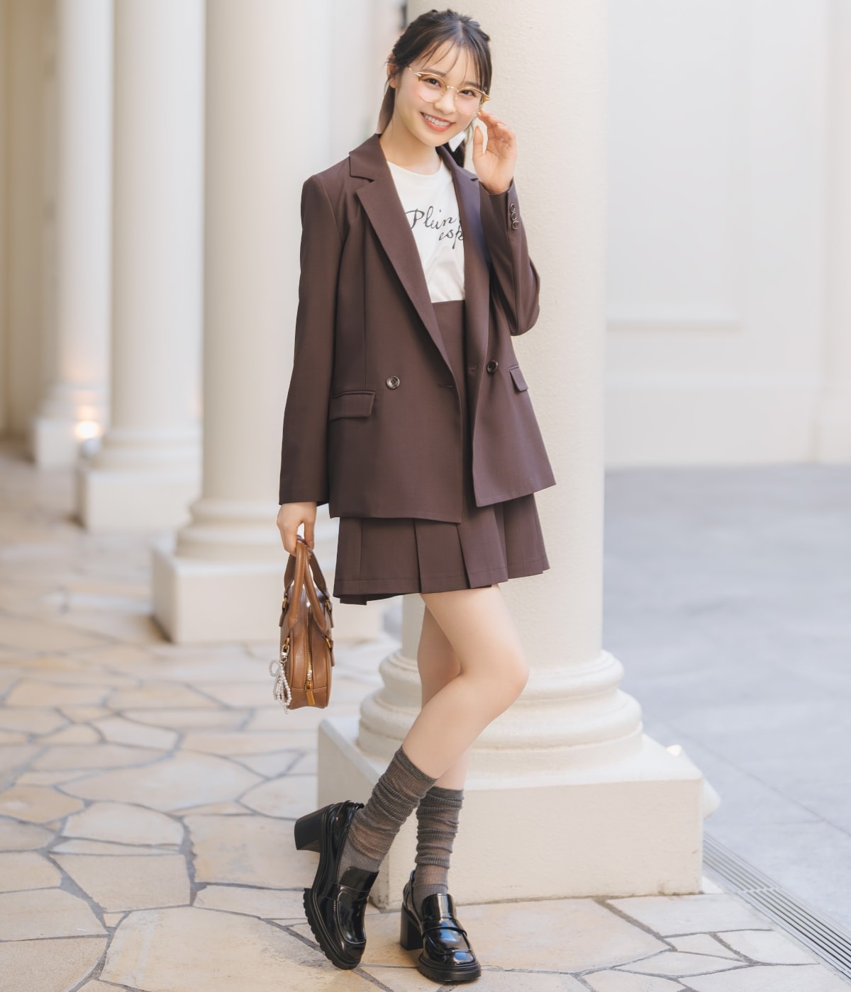 ハイウエストプリーツミニスカート(F ピンク): WILLSELECTION