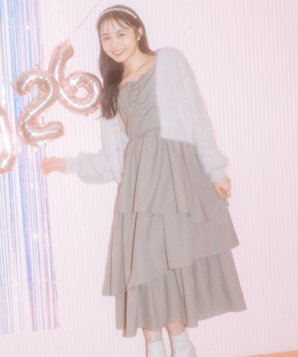 【New Year's Item】ティアードキャミワンピース