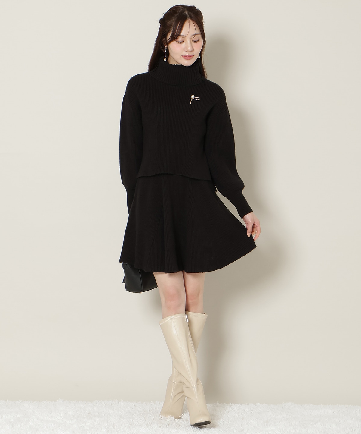 【12/5(fri)10時発売】オフタートル×スカートニットSETUP