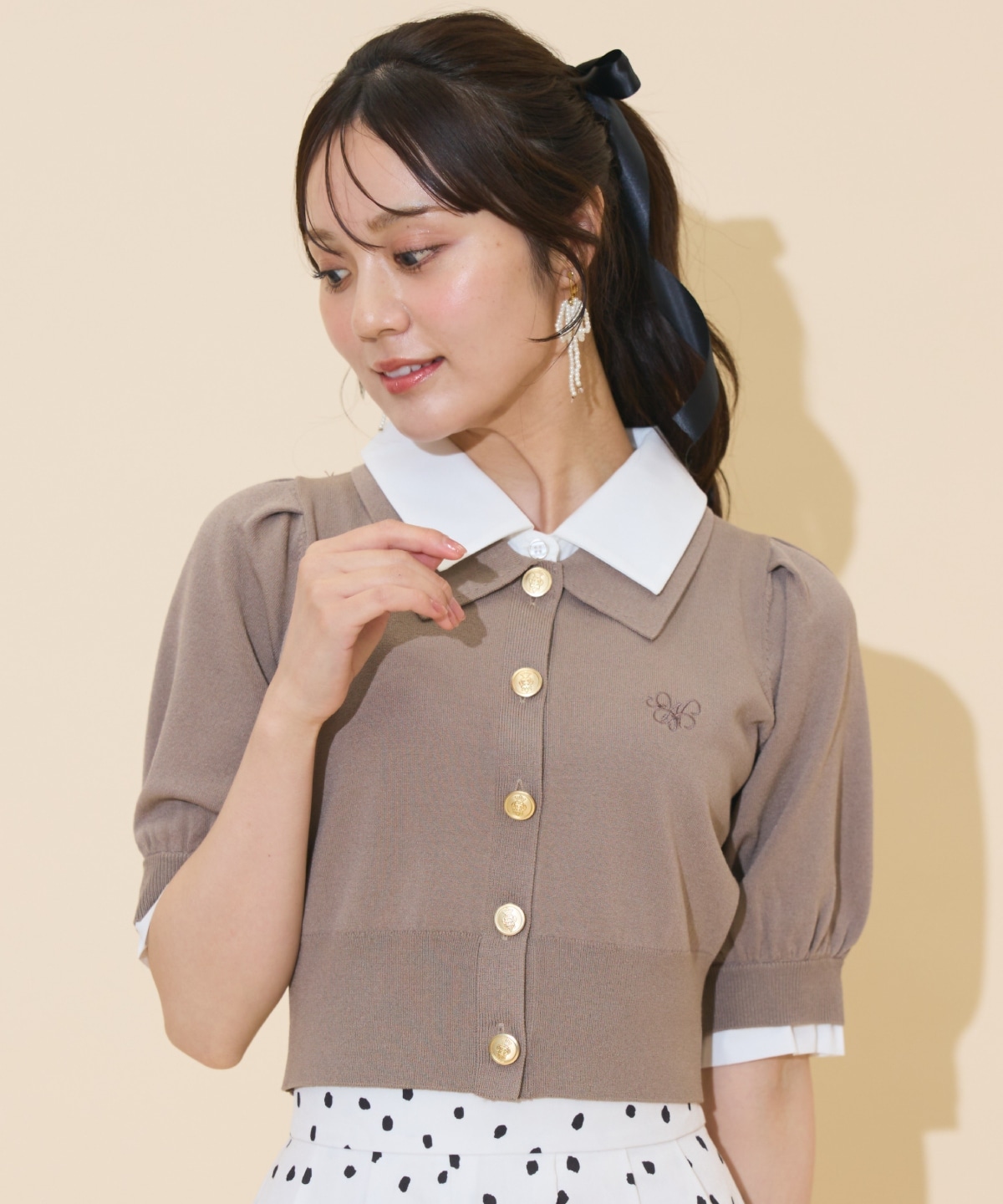 レイヤードカラープルオーバー