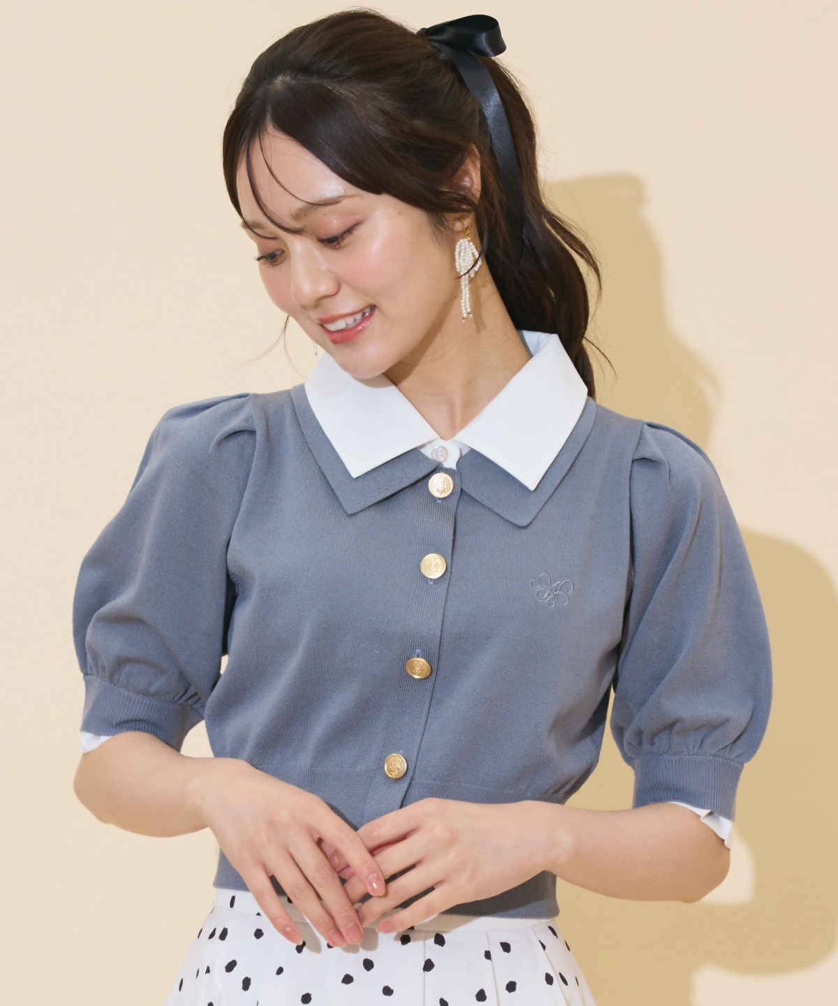 レイヤードカラープルオーバー