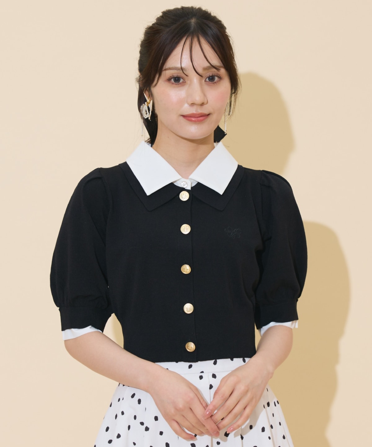 レイヤードカラープルオーバー