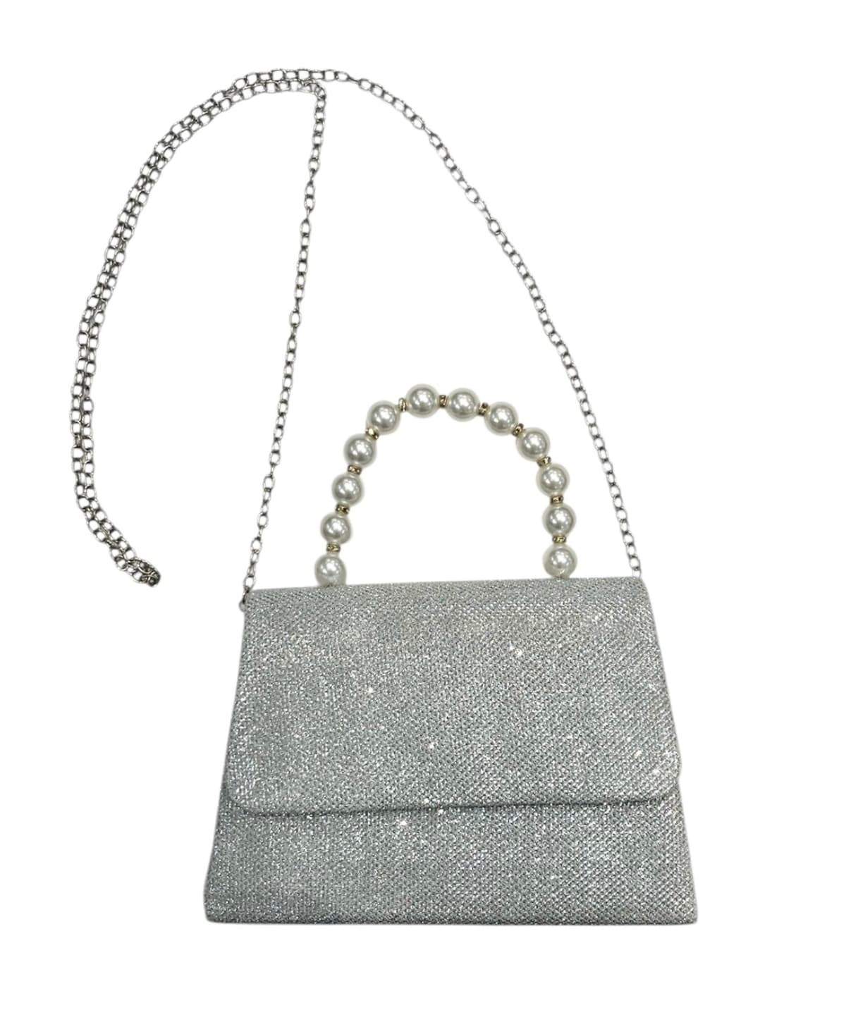 ラメパールハンドバッグ