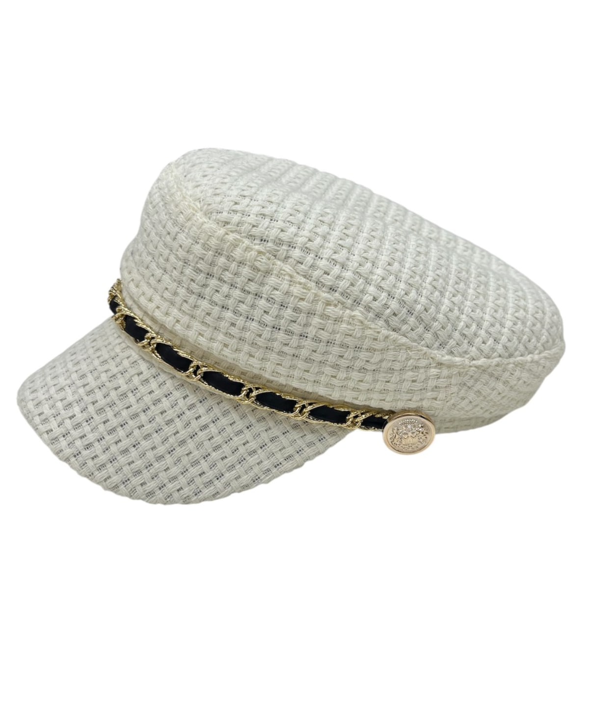 ゴールドチェーンキャスケット