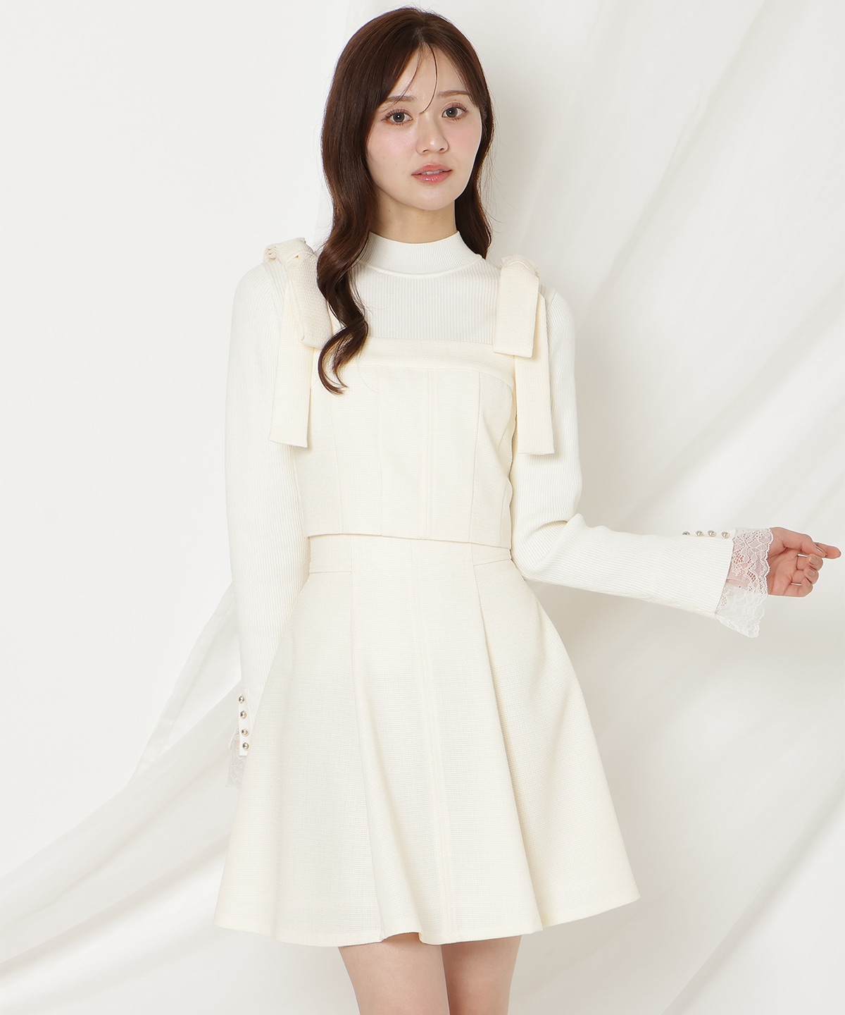 【2/11(wed)10時発売】リボンショルダービスチェ