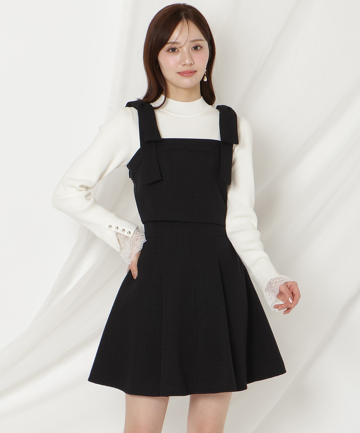 【2/11(wed)10時発売】リボンショルダービスチェ