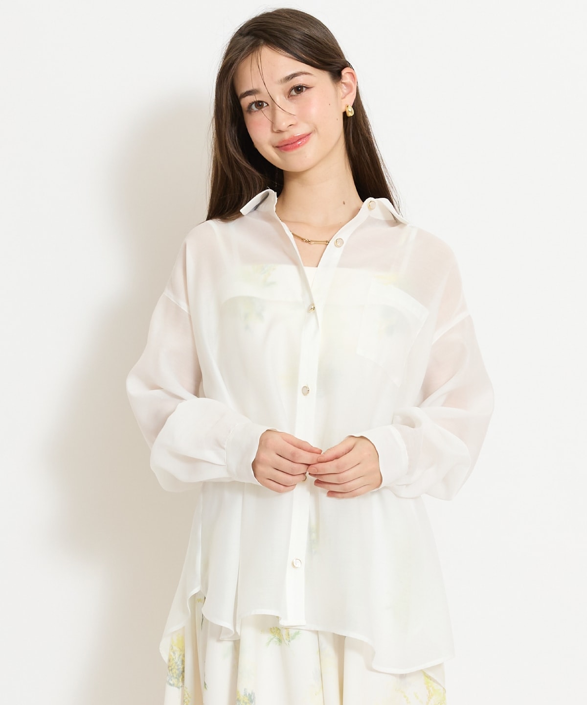 エアリーシアーシャツ