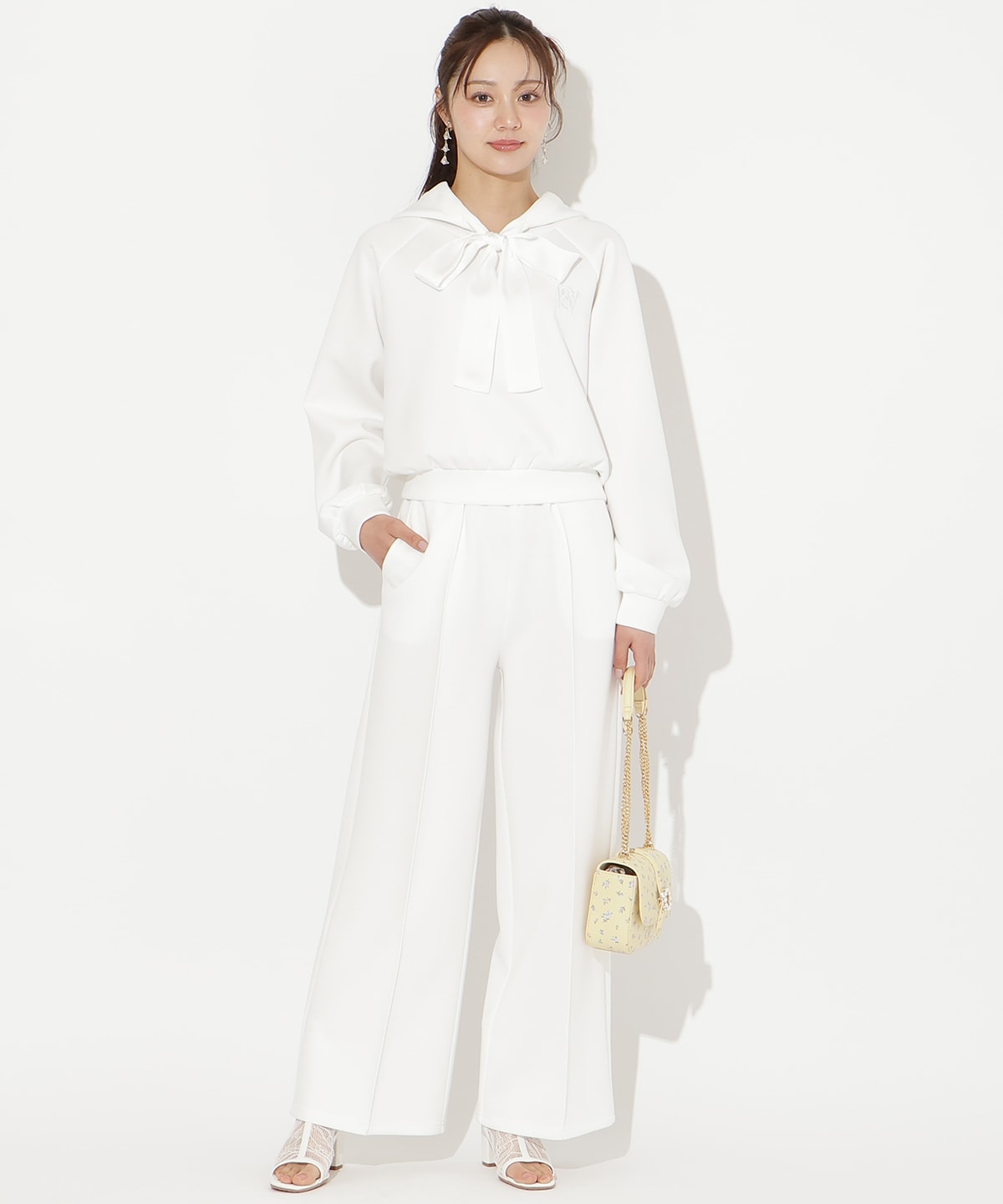 【3/12(thu)10時発売】フロントピンタックスウェットパンツ