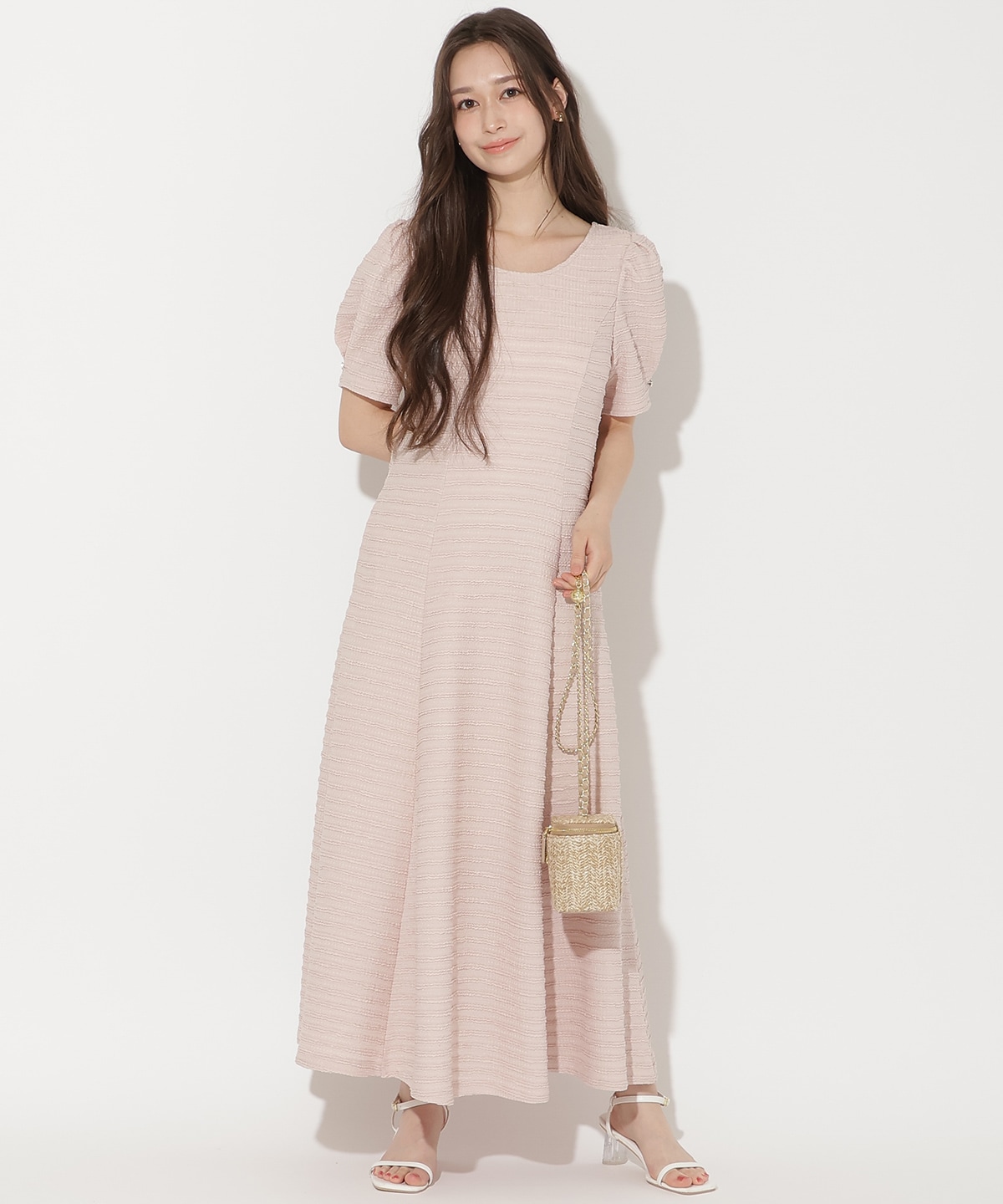 【4/24(fri)10時発売】バックオープンフレアカットワンピース