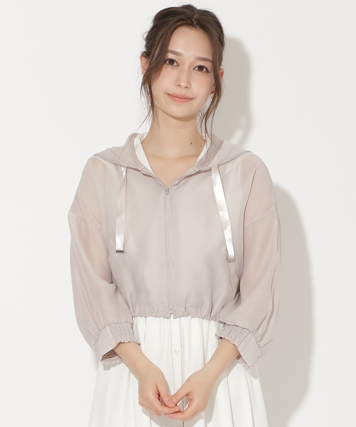 シャイニードロストシアーブルゾン