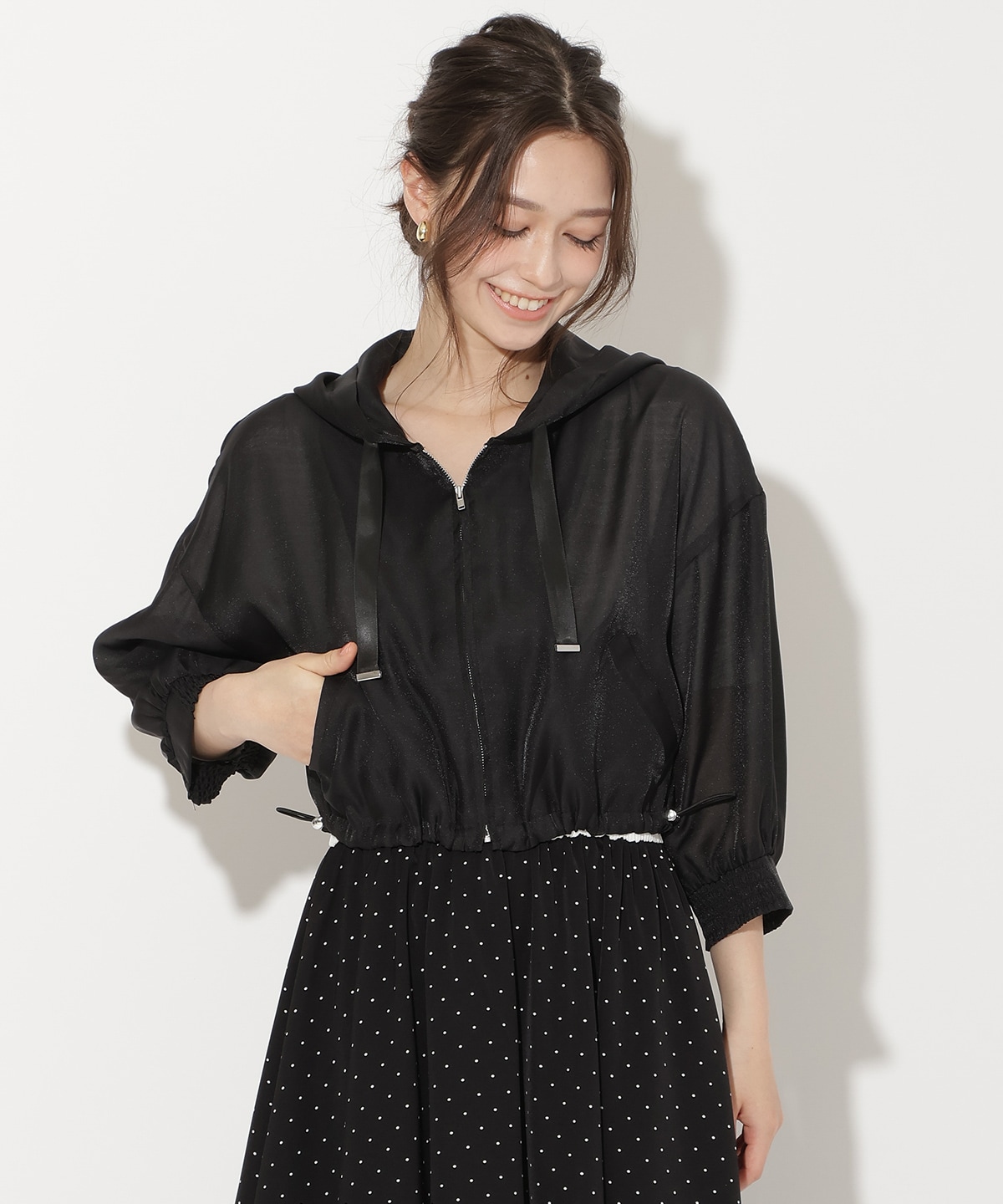 シャイニードロストシアーブルゾン