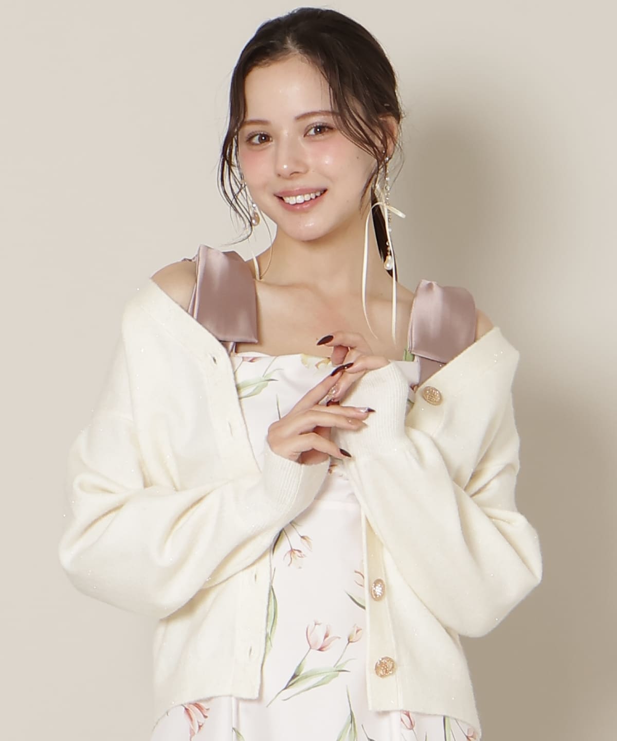 ミドルゲージカーディガン