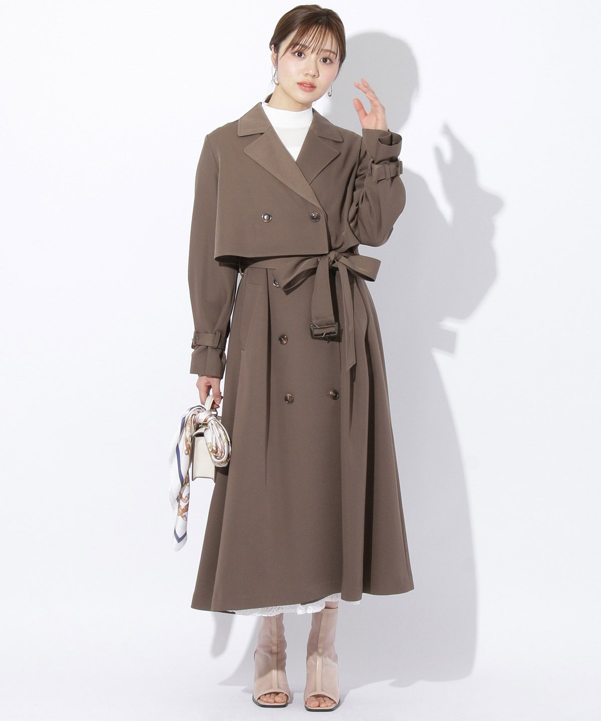 l´or】3wayトレンチコート-