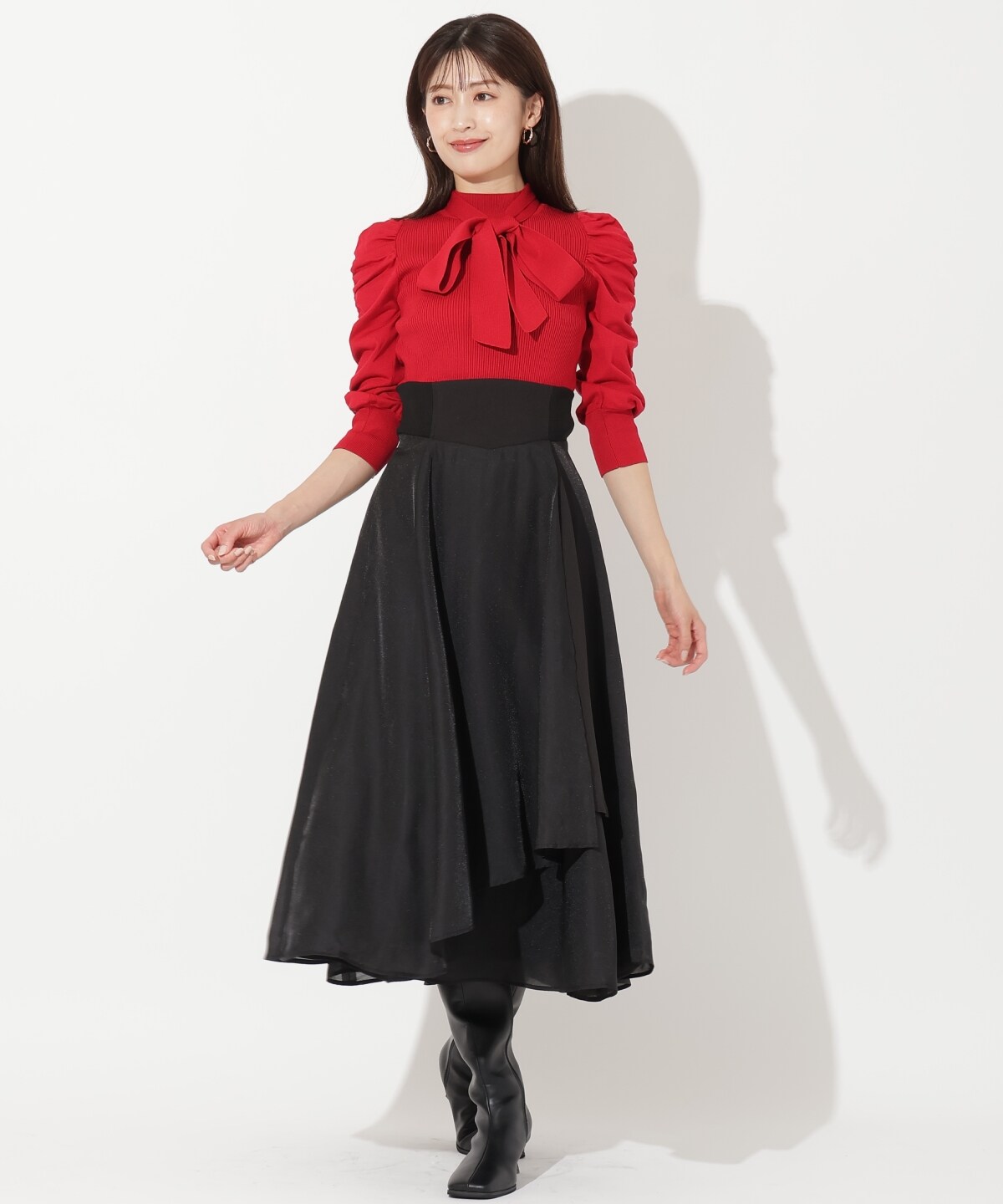 アシメシアーラッフルスカート