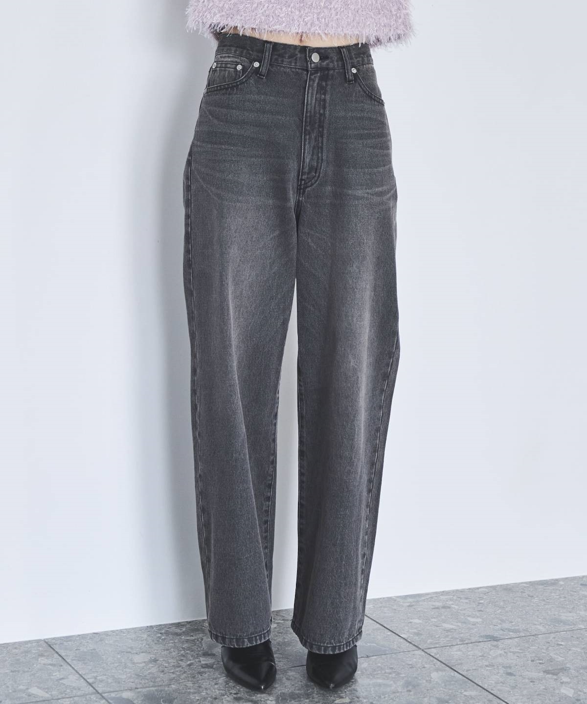 デニムバギーパンツ