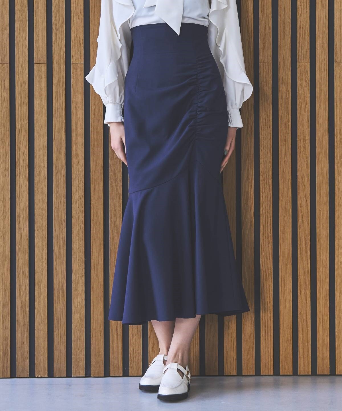 アシメギャザーマーメイドスカート