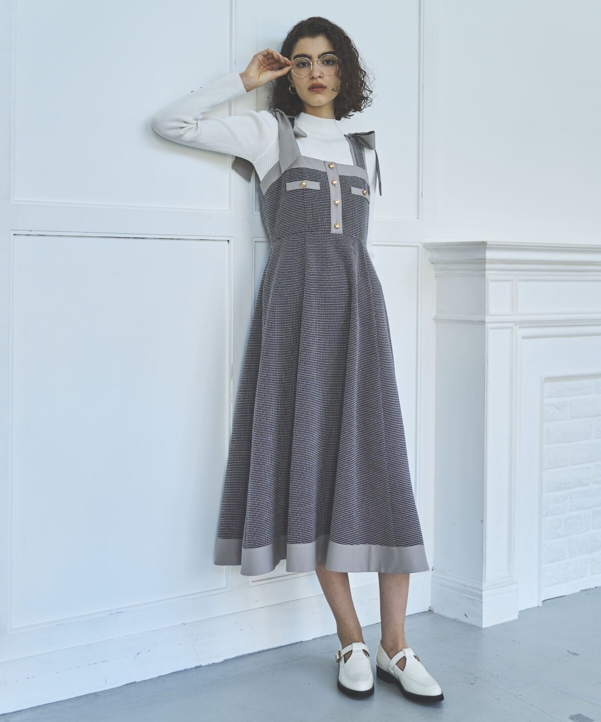 ラメツイードジャンスカ