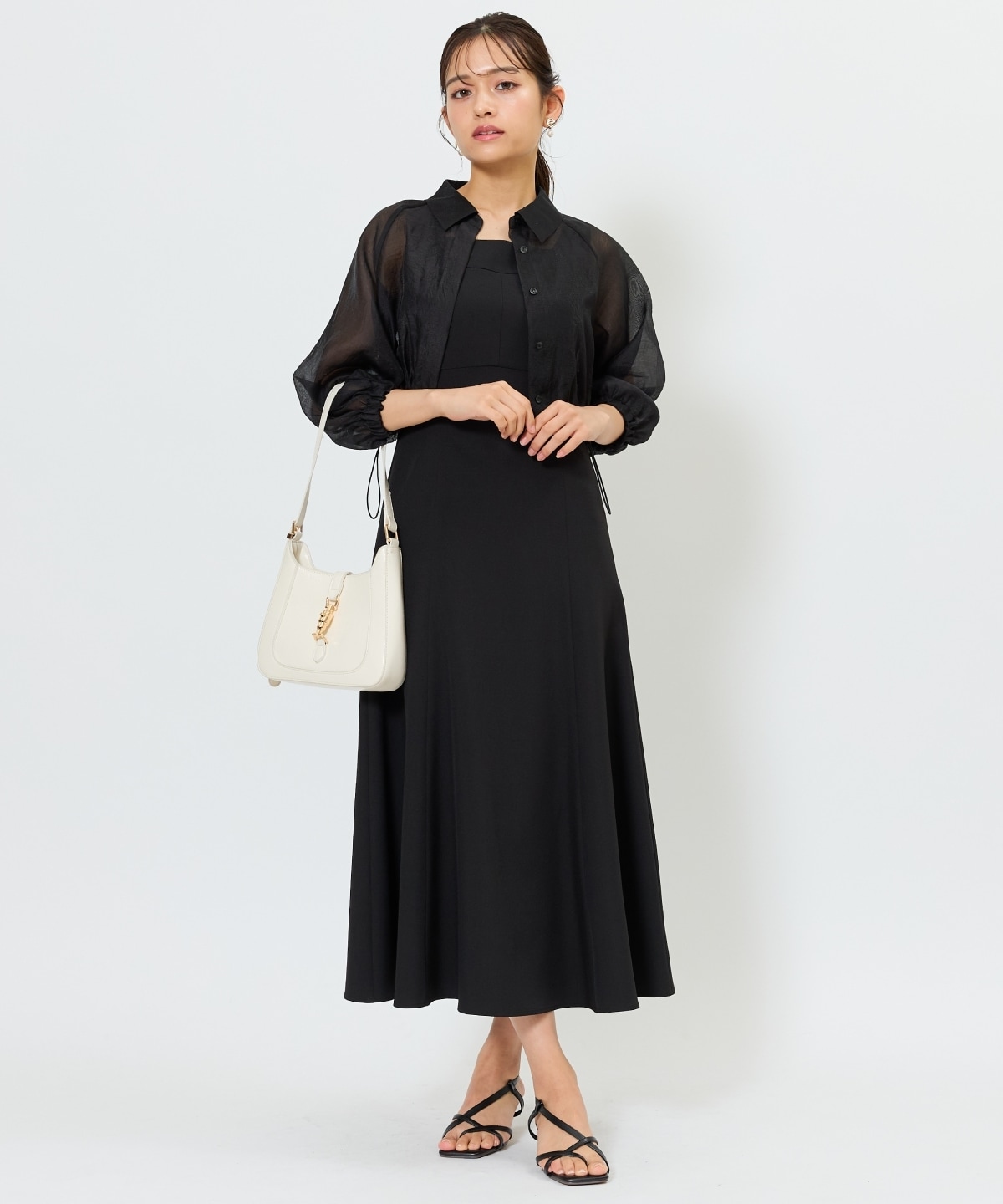 シアーシャツ＆ワンピースSET