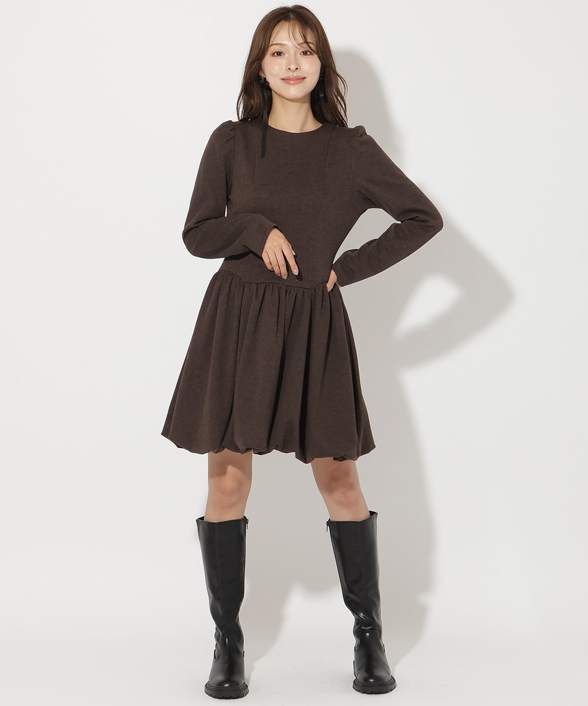 バルーンミニワンピース