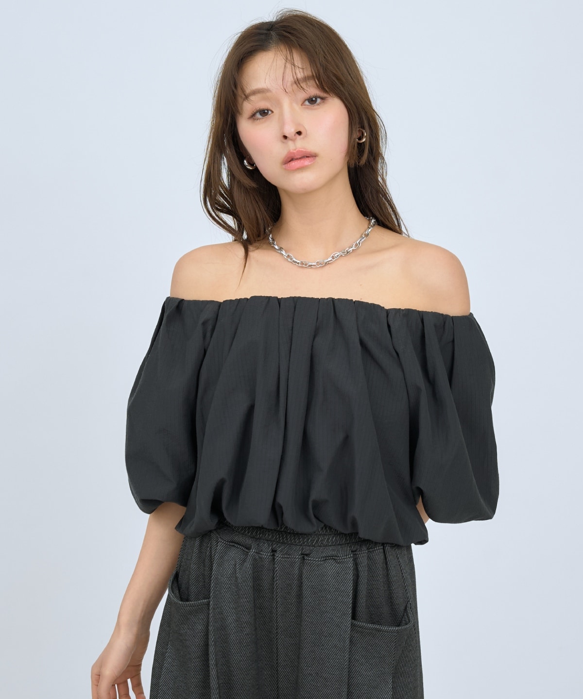 【先行予約受付中】2WAYバルーンブラウス