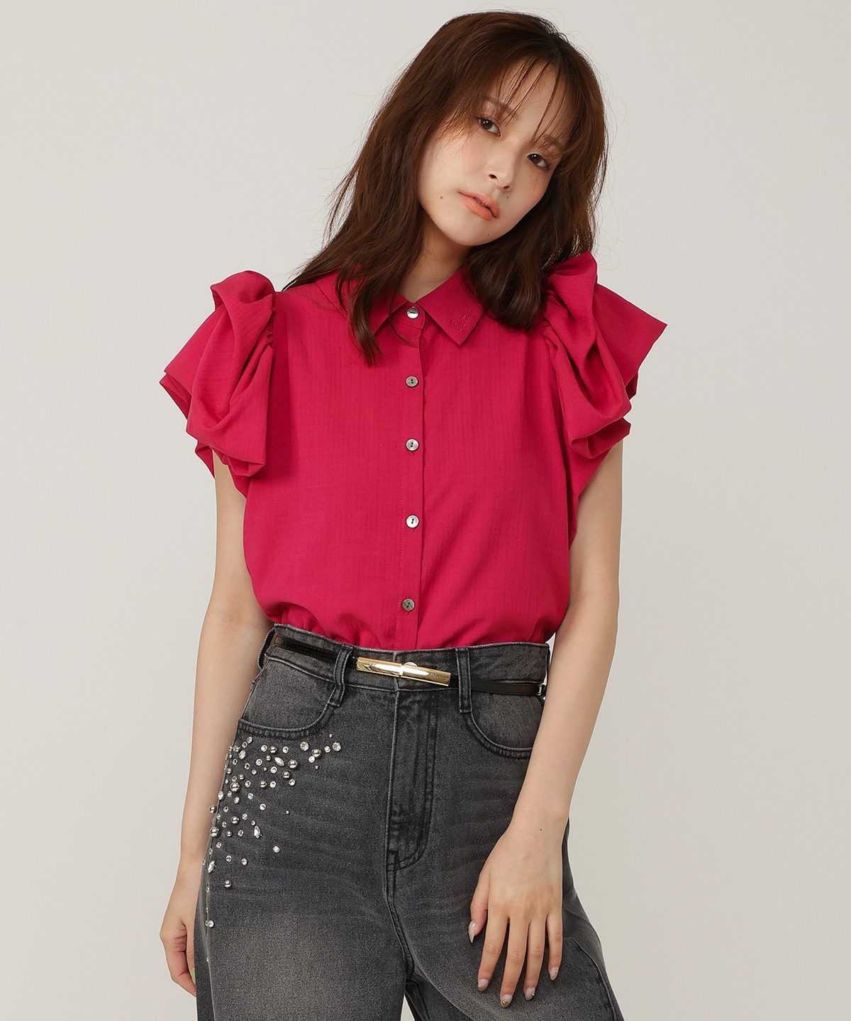【5/14(木)一部店舗先行発売】バルーンスリーブブラウス