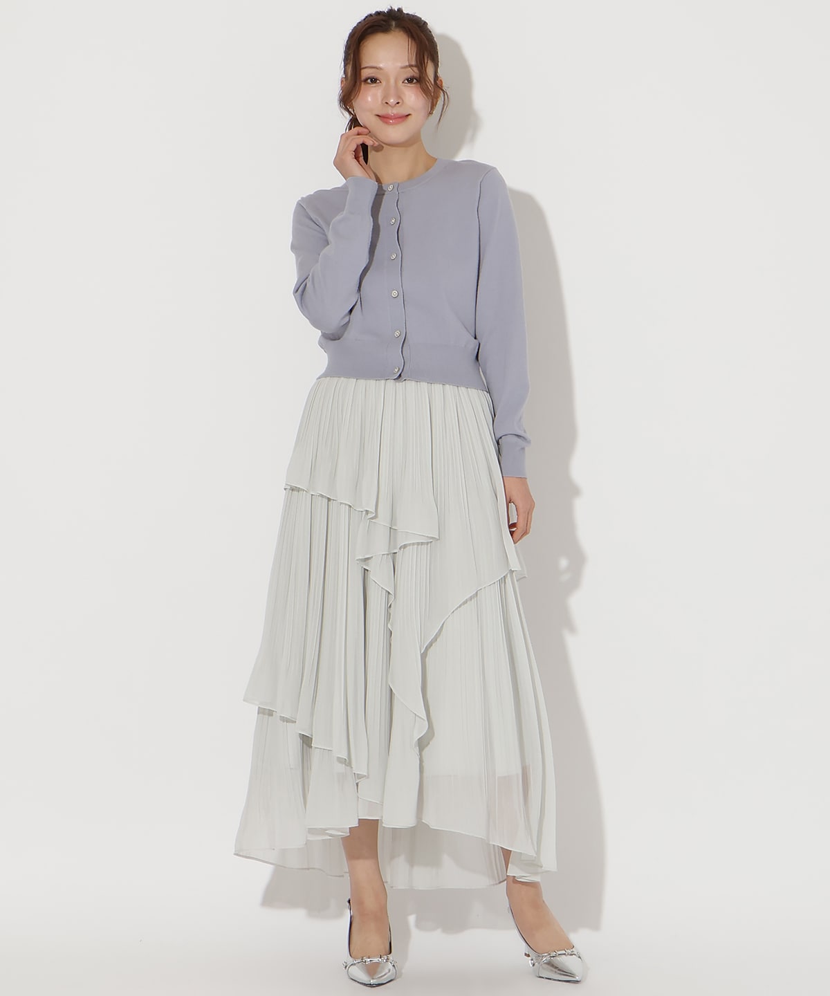 【先行予約受付中】ティアードプリーツスカート