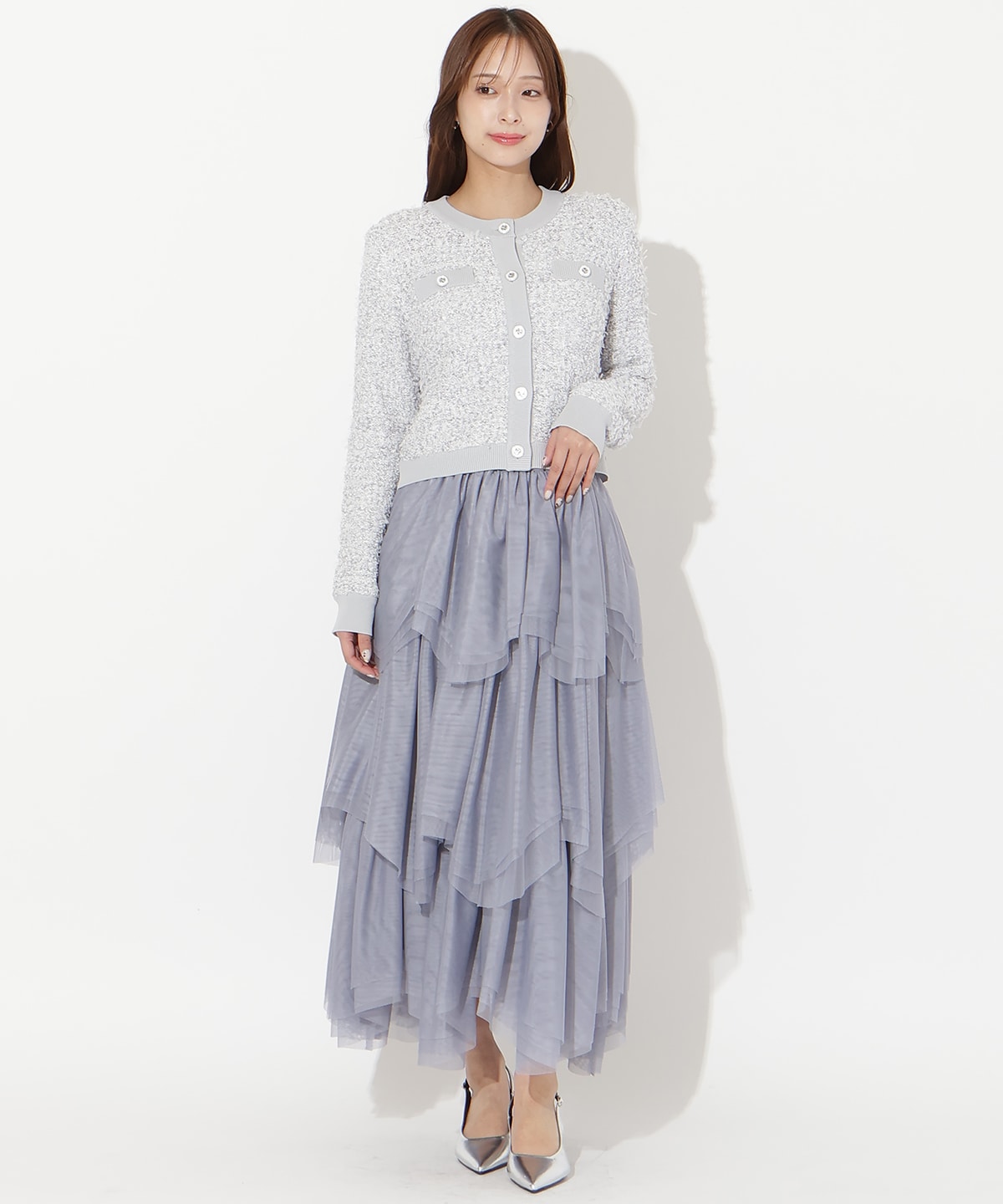 【先行予約受付中】チュールティアードスカート