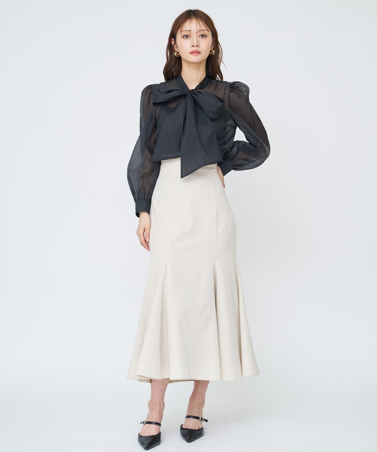 【先行予約受付中】バックレースアップマーメイドスカート