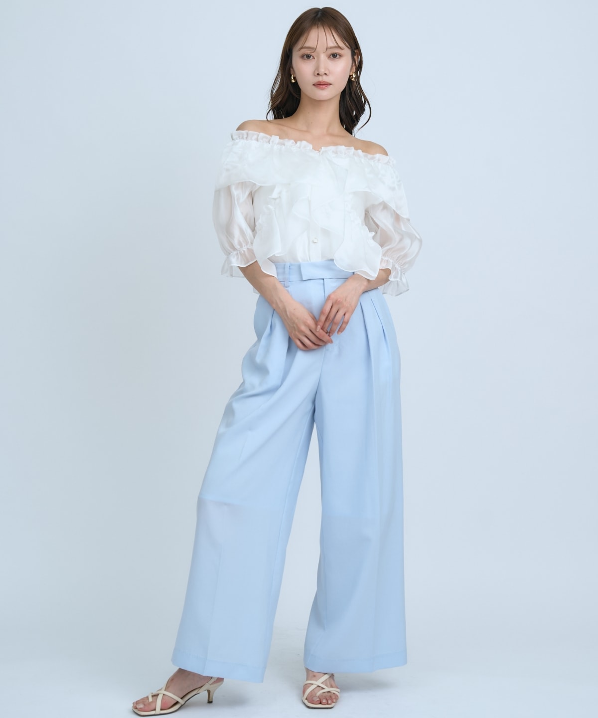 【先行予約受付中】シアーワイドパンツ